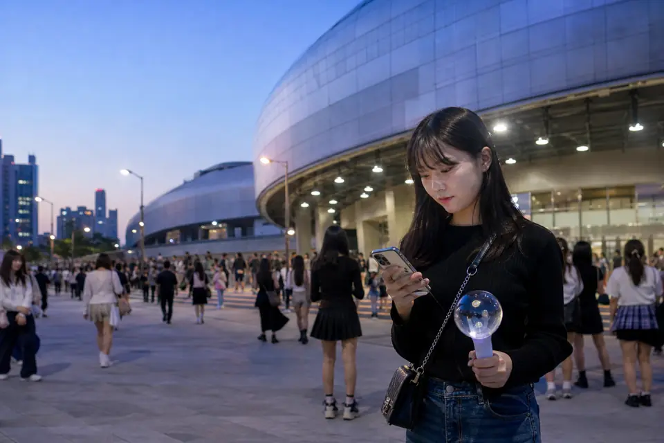 韓國演唱會 eSIM 怎麼選？最怕斷線的不是進場那一刻縮圖