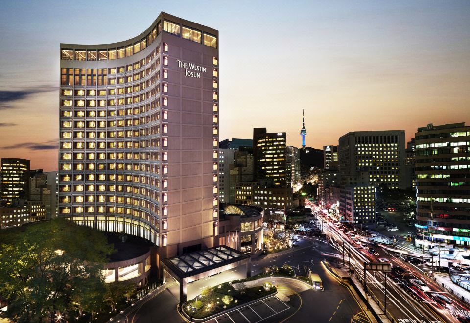 Westin Josun Seoul 飯店建築與入口
